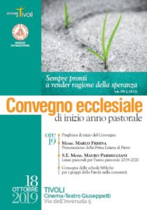 Convegno Ecclesiale delle Diocesi di Tivoli e di Palestrina @ Cinema Teatro Giuseppetti