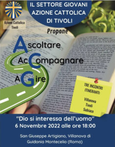 Incontro Settore Giovani @ Parrocchia S. Giuseppe Artigiano | Guidonia | Lazio | Italia